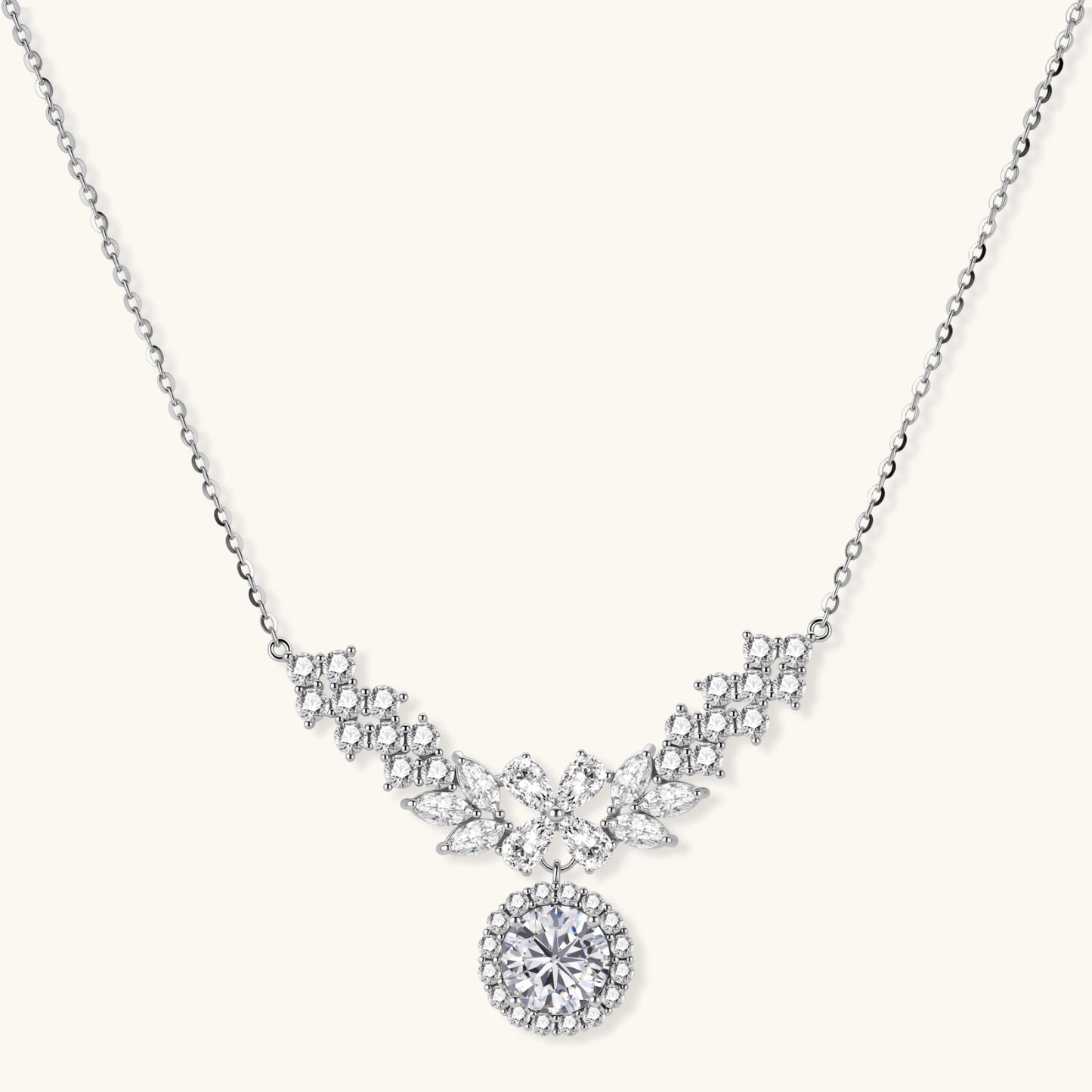 Celestial Wings Statement Necklace