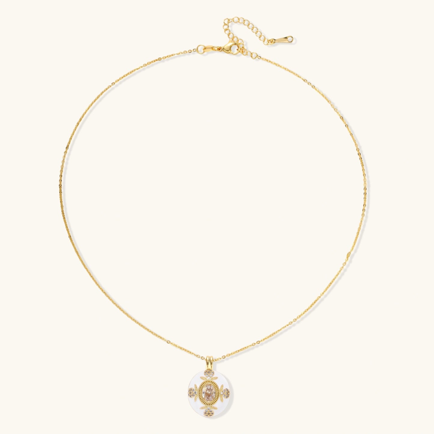 Golden Medallion Necklace