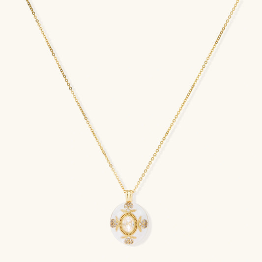 Golden Medallion Necklace